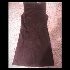 The Limited Suede Sheath Dress - Brown - Size 2
